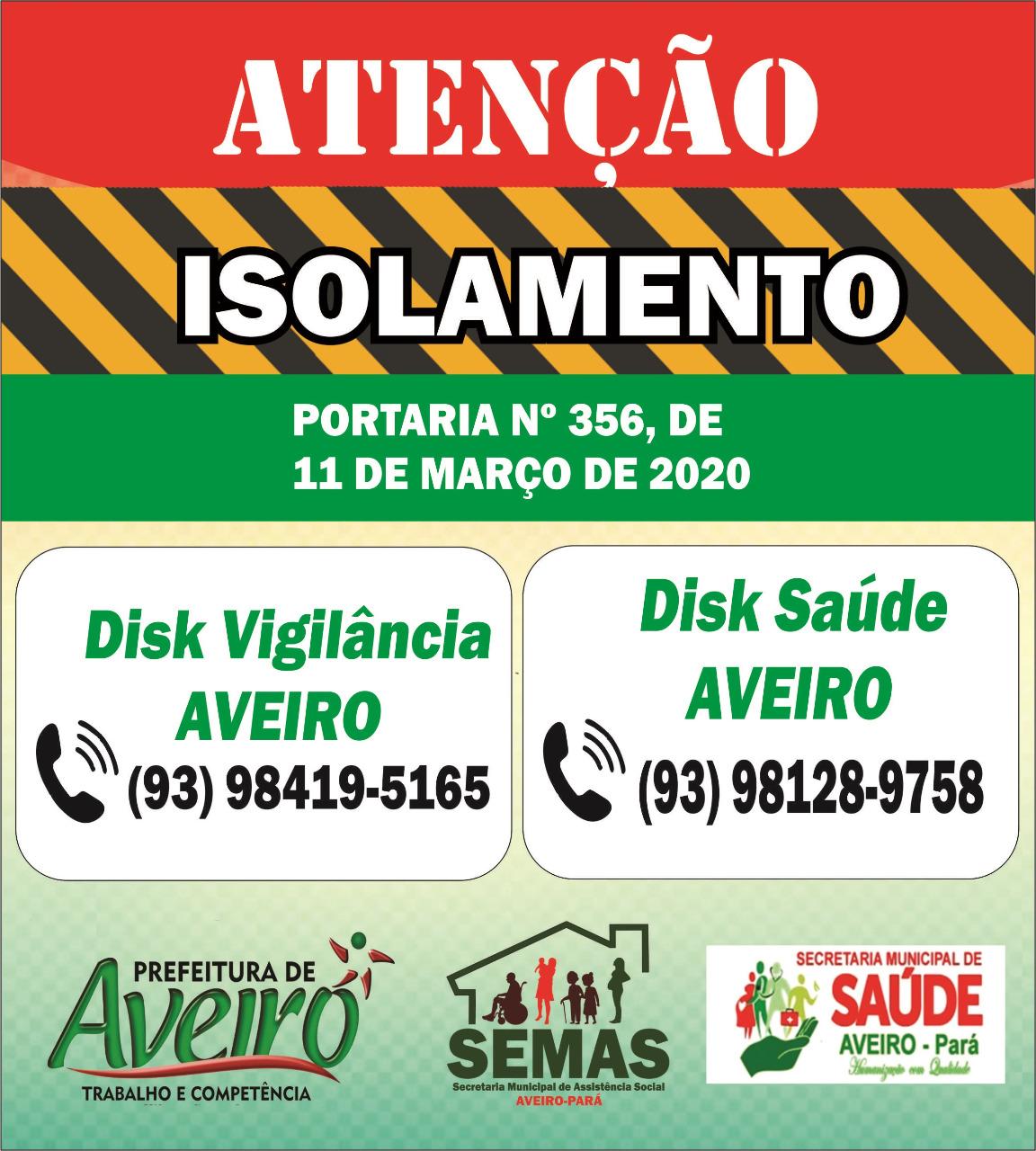 Em Aveiro prefeitura intensifica ações de prevenção ao Coronavírus