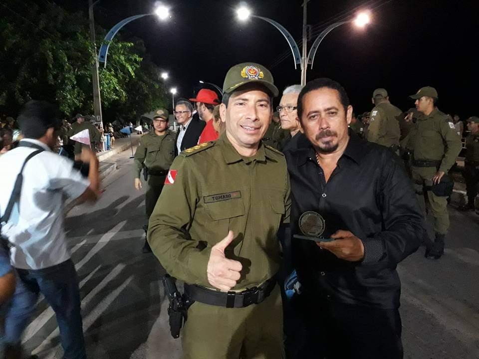 Cel Tomaso ao Repórter Polícial Elias Júnior
