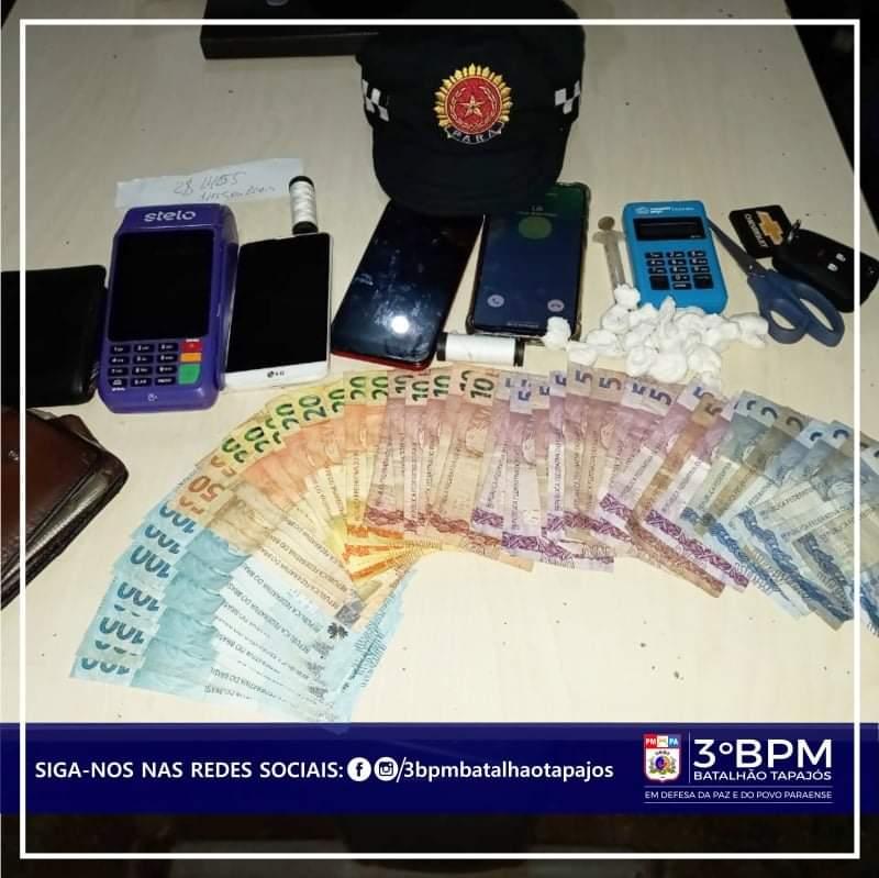 Homens do 3° BPM e mais uma apreensão de drogas