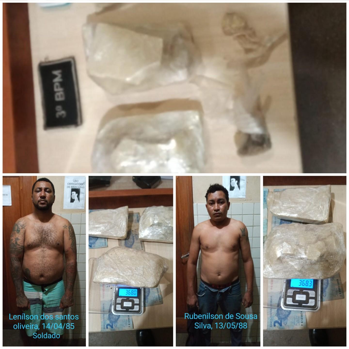 Mais entorpecentes apreendidos pela PM