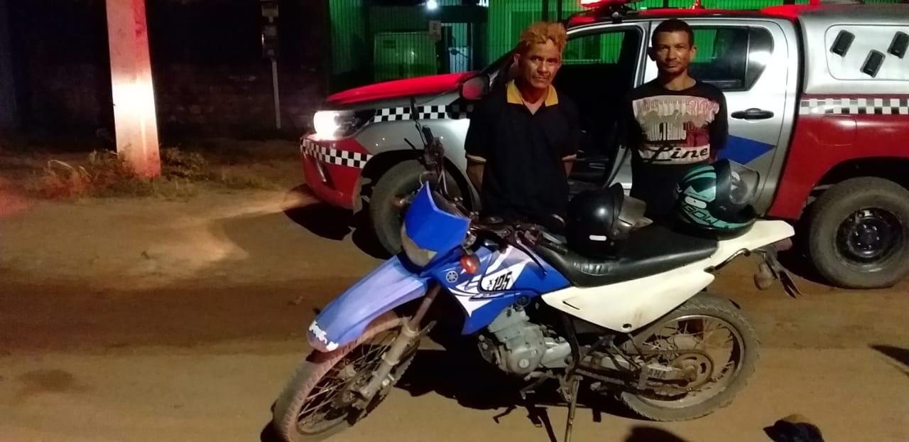 Moto roubada recuperada pela GU do Sargento J. Neves
