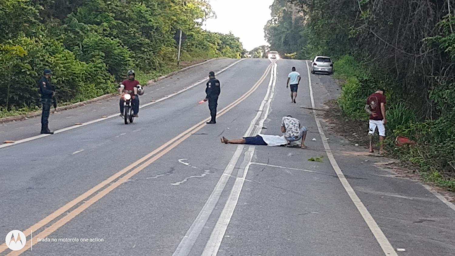 Jovem morre em acidente de trânsito na madrugada na estrada de Alter do Chão