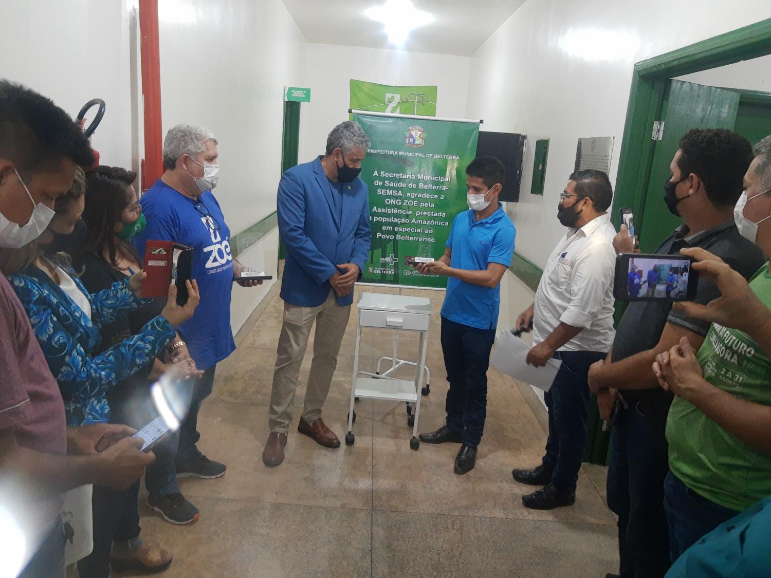 Deputado Eraldo Pimenta participa de inauguração em Belterra