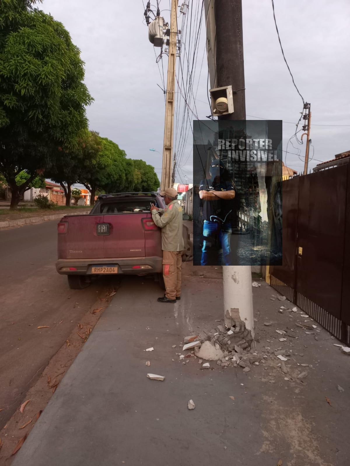 Motorista atinge carro e foge do local