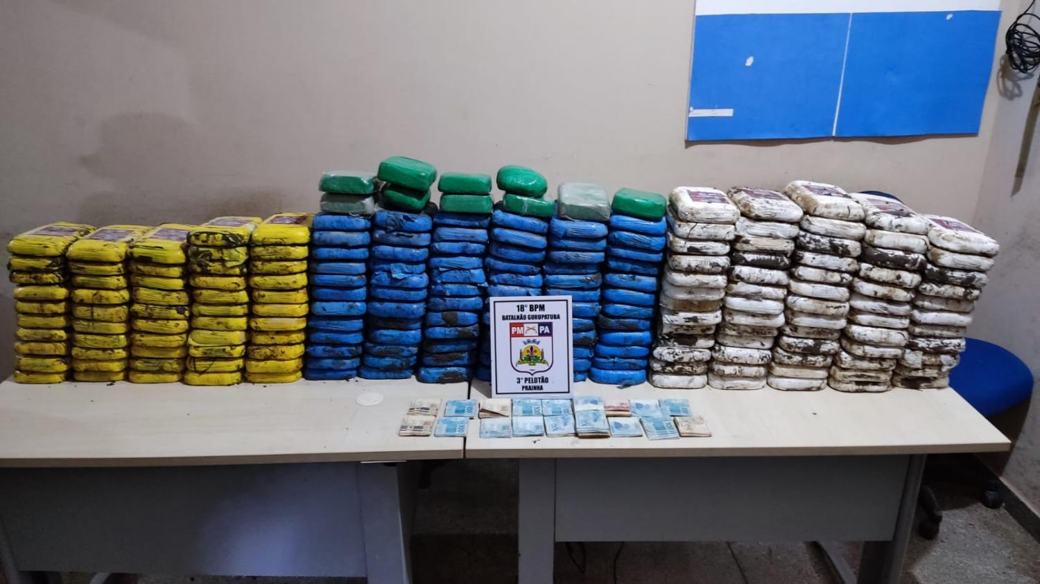 A missão continua e aproximadamente 200 quilos de entorpecentes apreendidos no município de Prainha