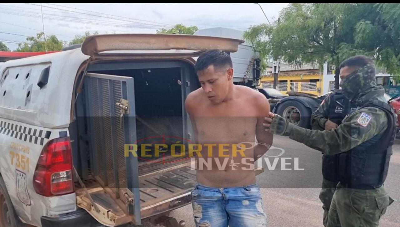 Mais um preso agora pouco pela 1ª CIPAmb