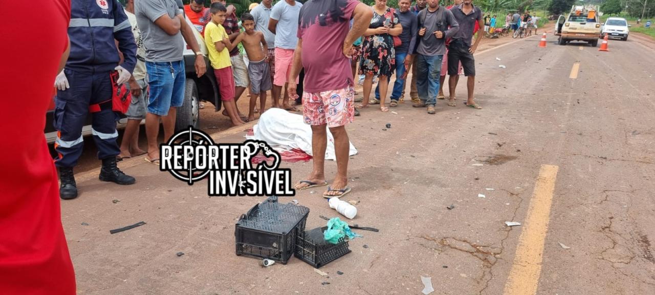 Motoqueiro morre em acidente no Tabocal