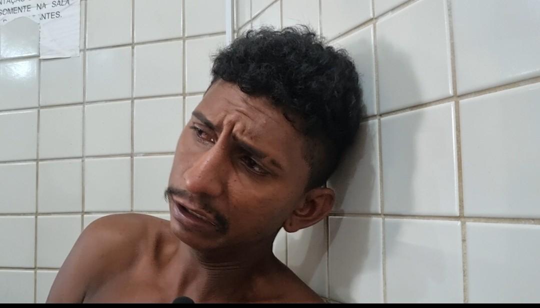 Jovem preso por tentar contra a vida de padrasto