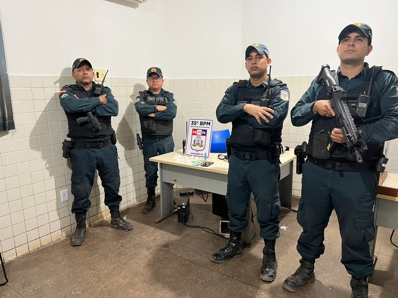 Jovem preso por tráfico próximo a Curuá-Una