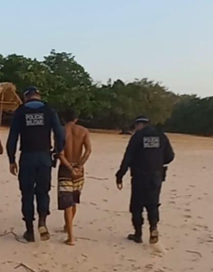 Joven preso por mandado de prisão em região ribeirinha