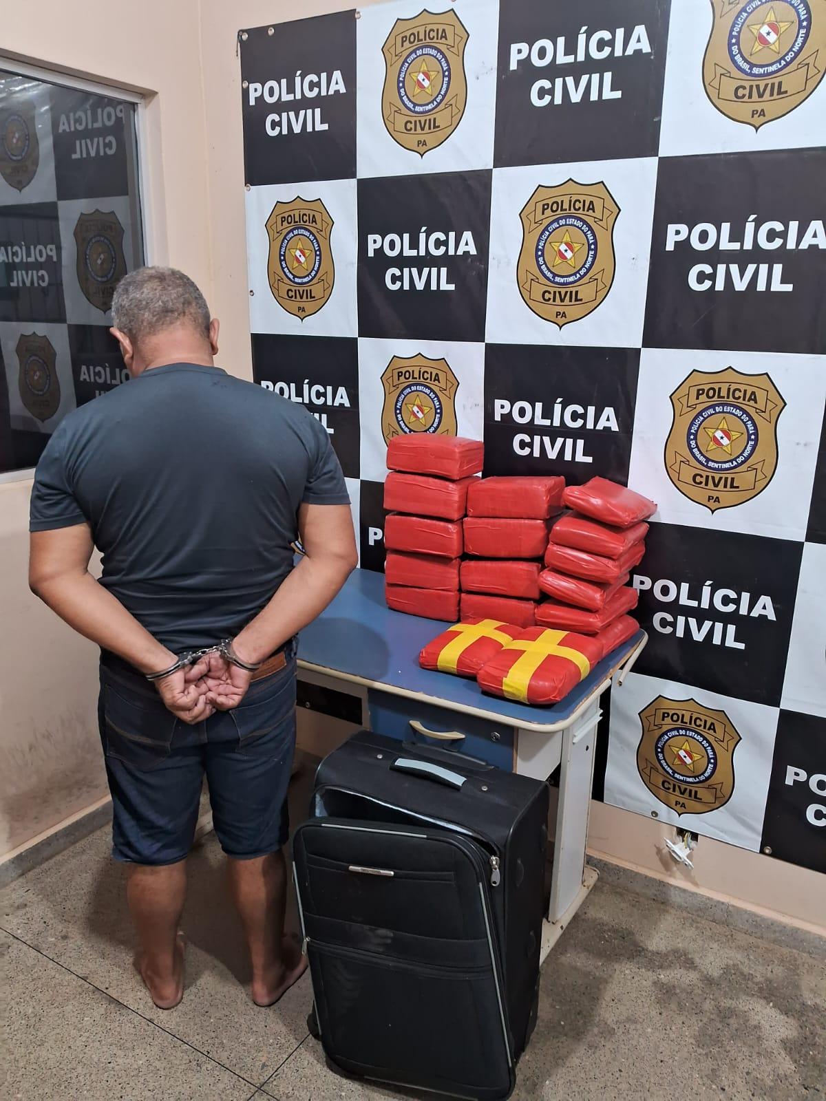 Homem preso por tráfico em operação das Policias Civil e Militar