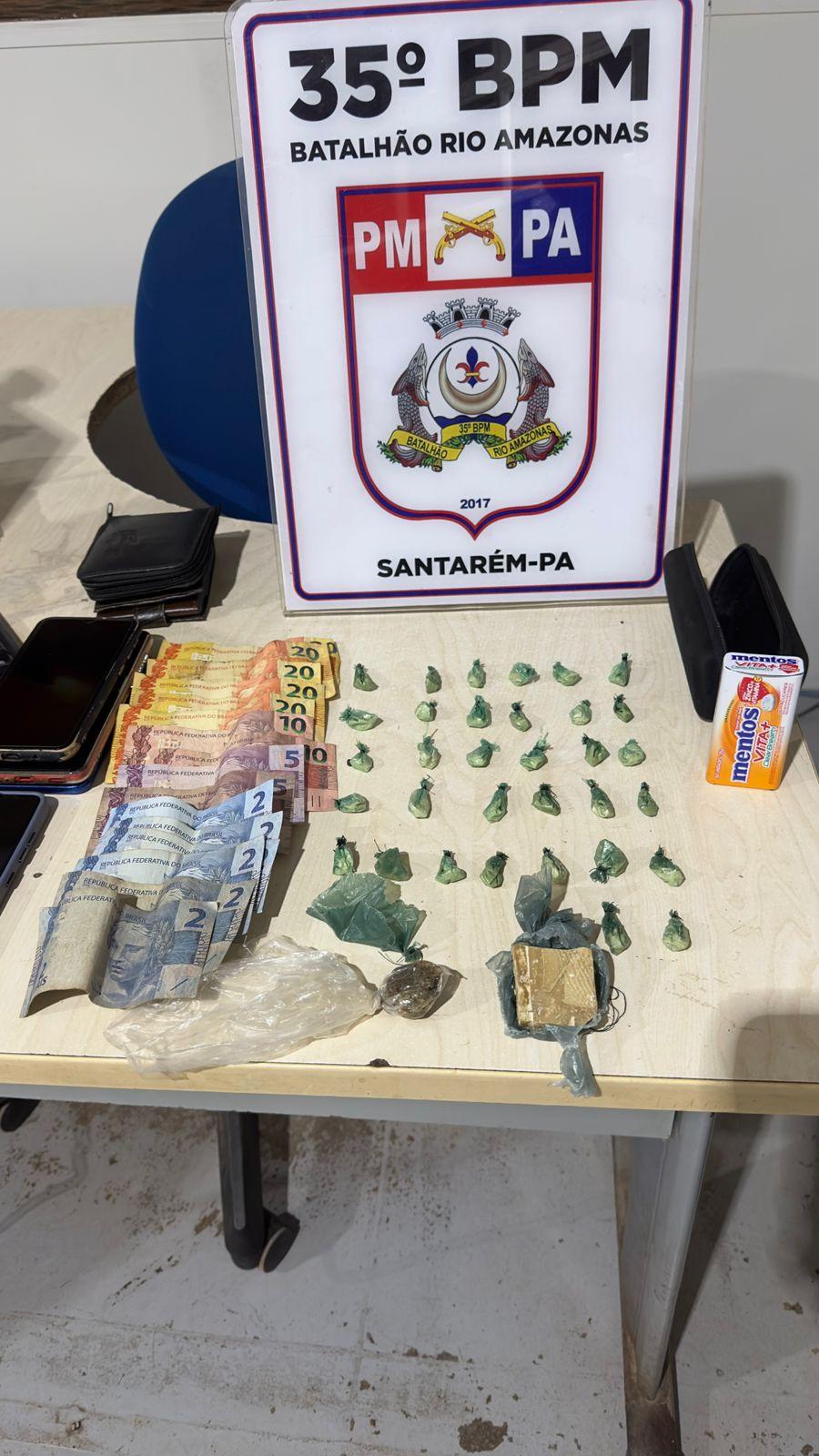 Mulher presa por tráfico em comunidade de Belterra