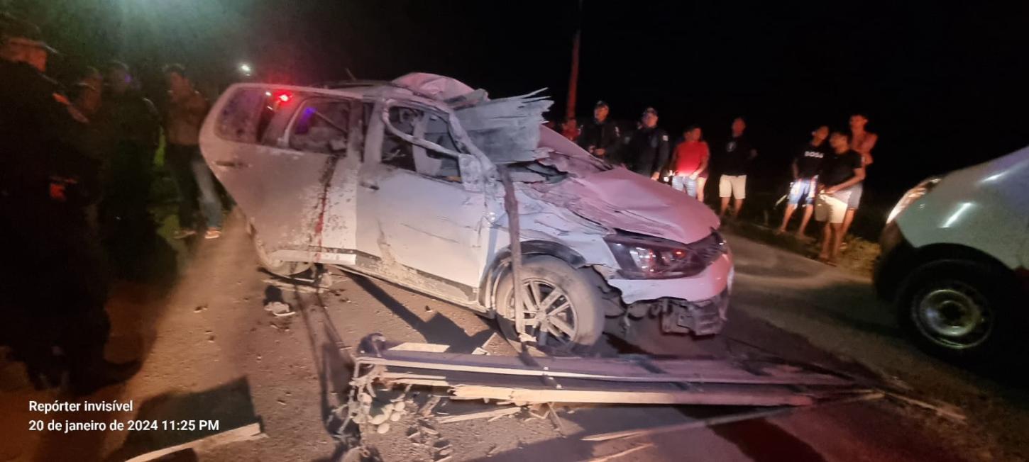 Acidente com duas vitimas fatais na Curuá-Una