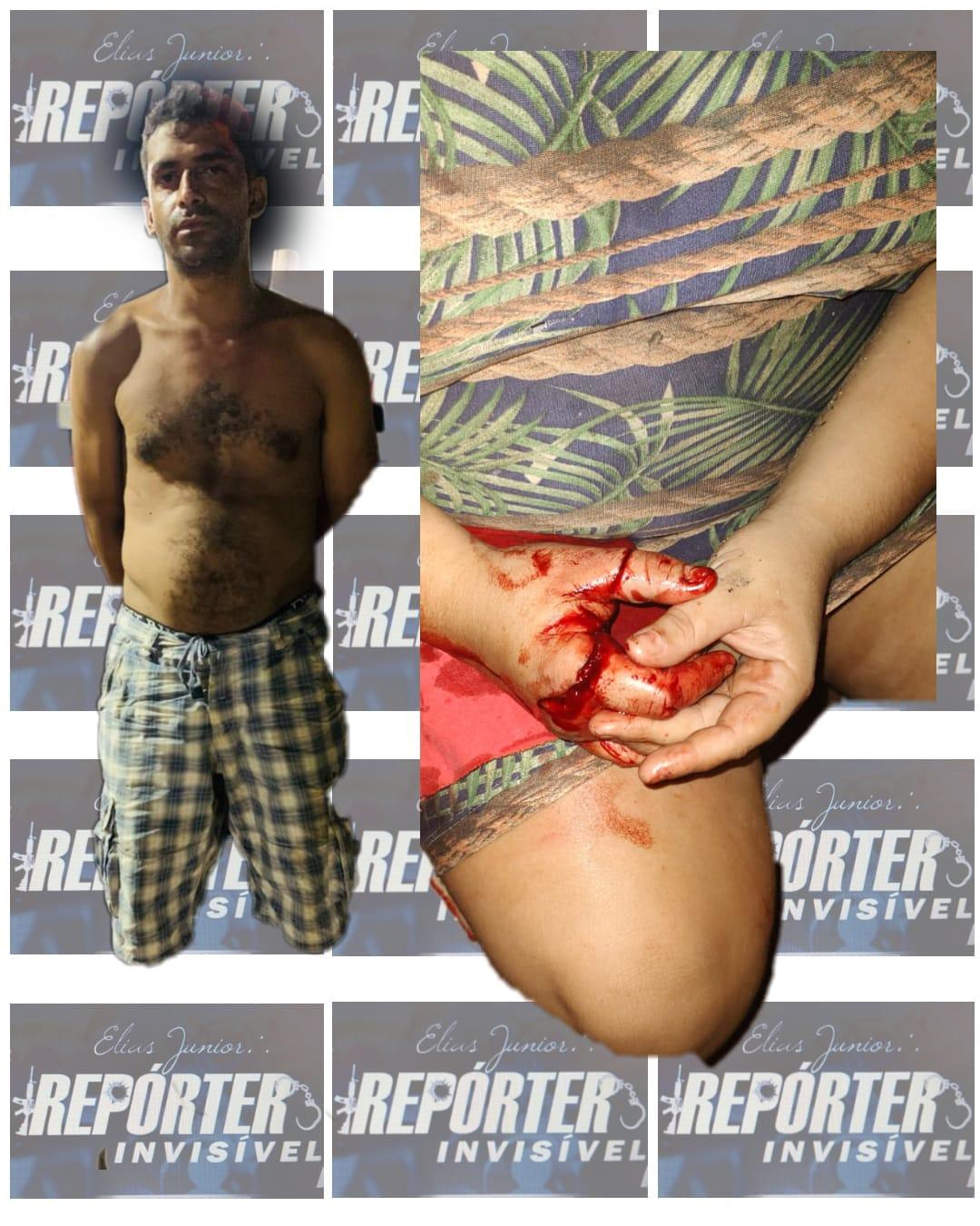 Homem preso na comunidade de São Jorge por tentativa de feminicídio