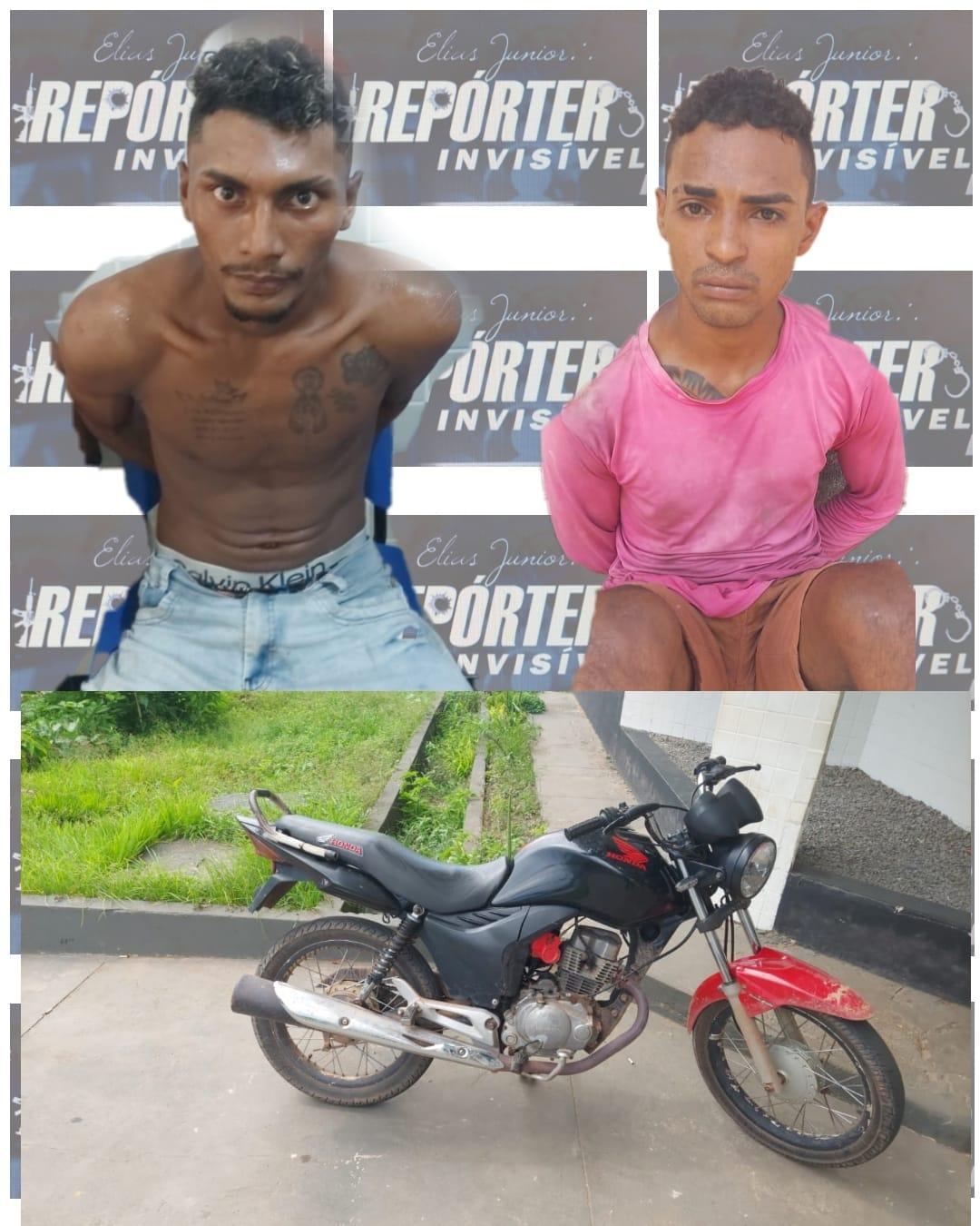 Presos por furto de moto