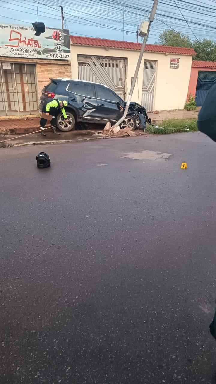 Acidente com vítima fatal na madrugada