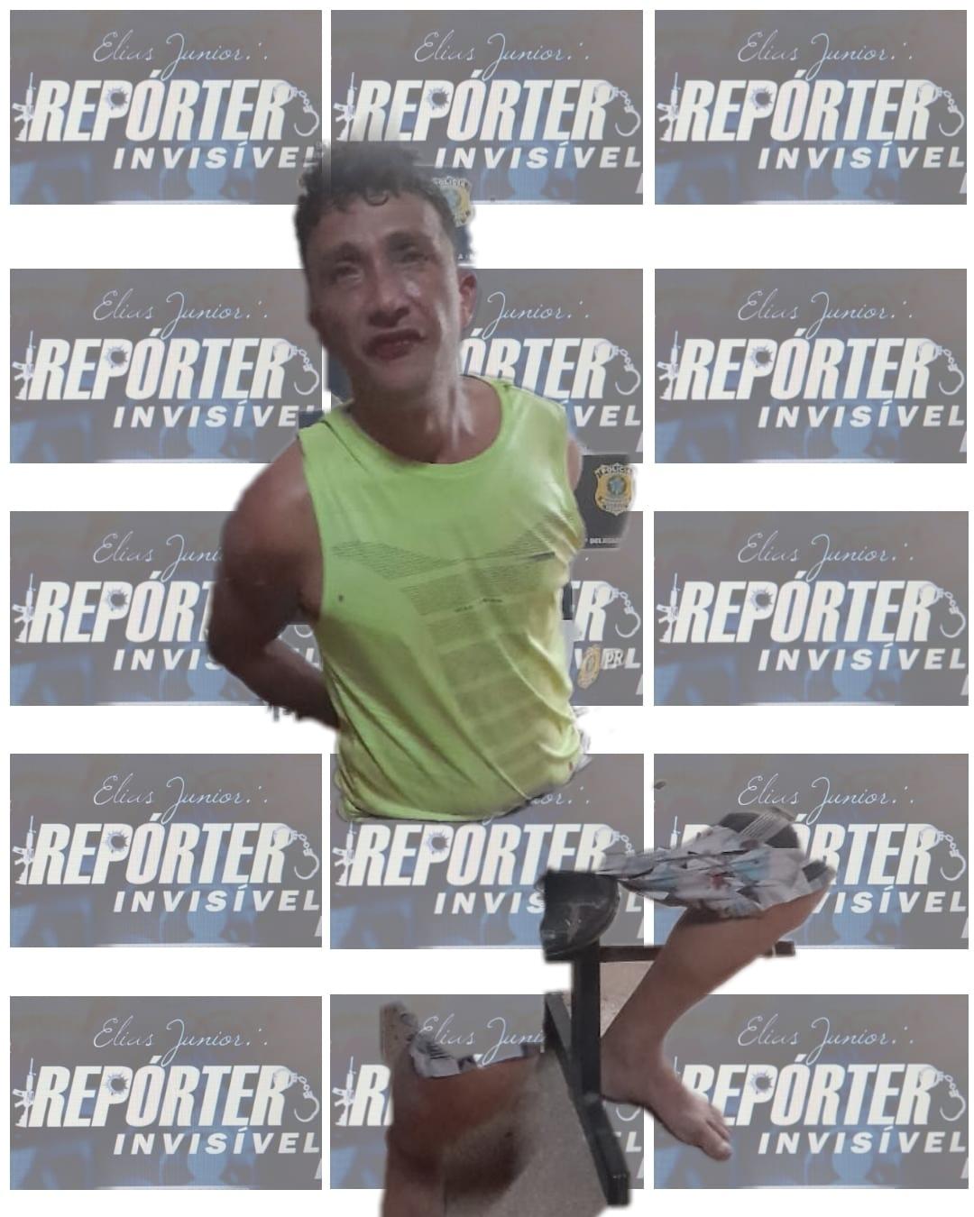 Homem embriagado provoca acidente