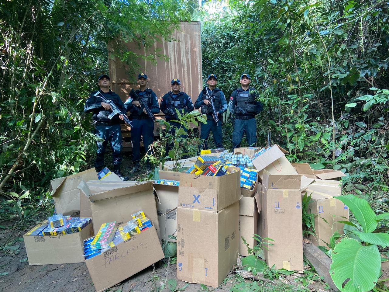 Polícia Militar de Placas frustra mais um roubo de carga de cigarros