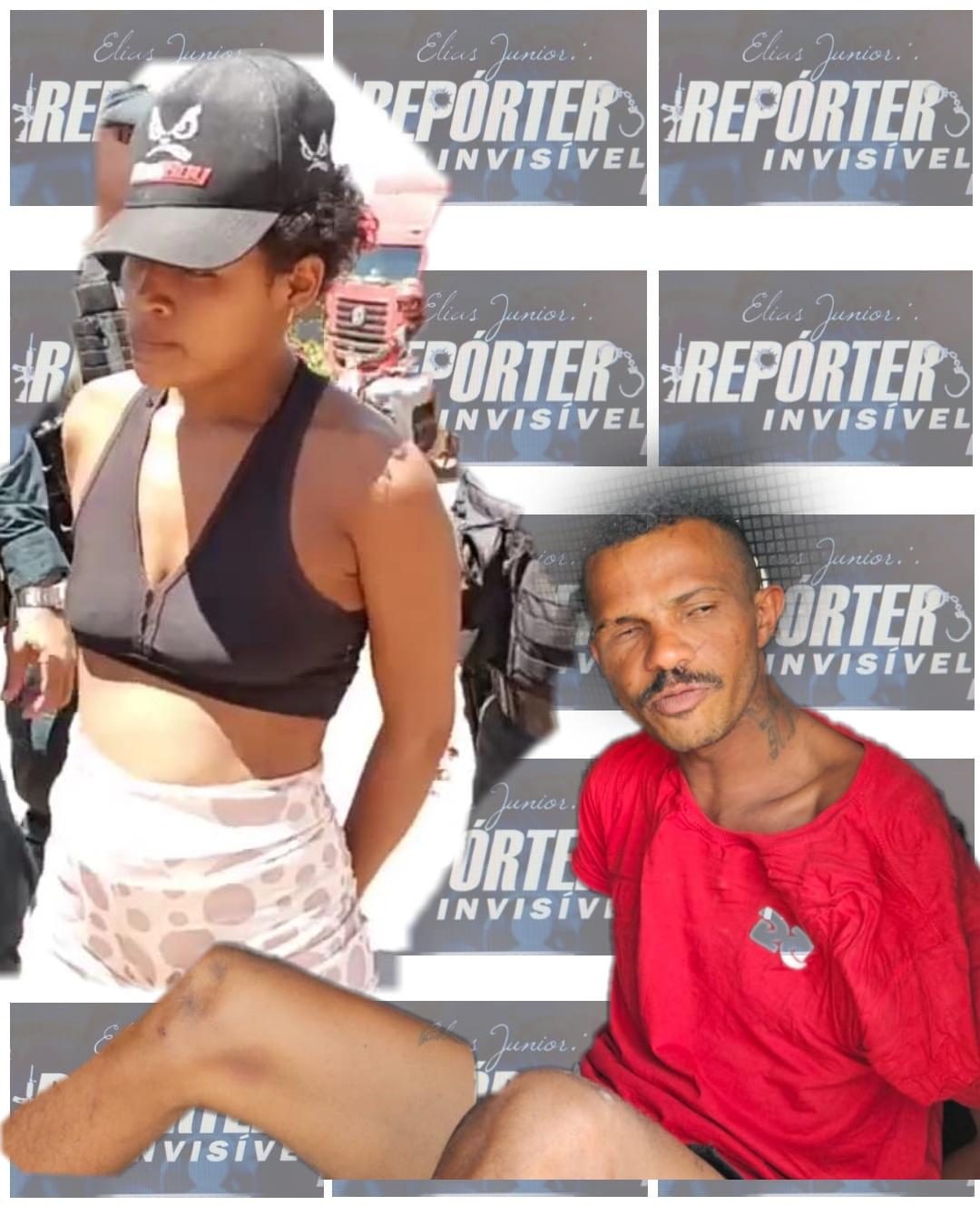 Casal da bandidagem preso por roubar adolescente