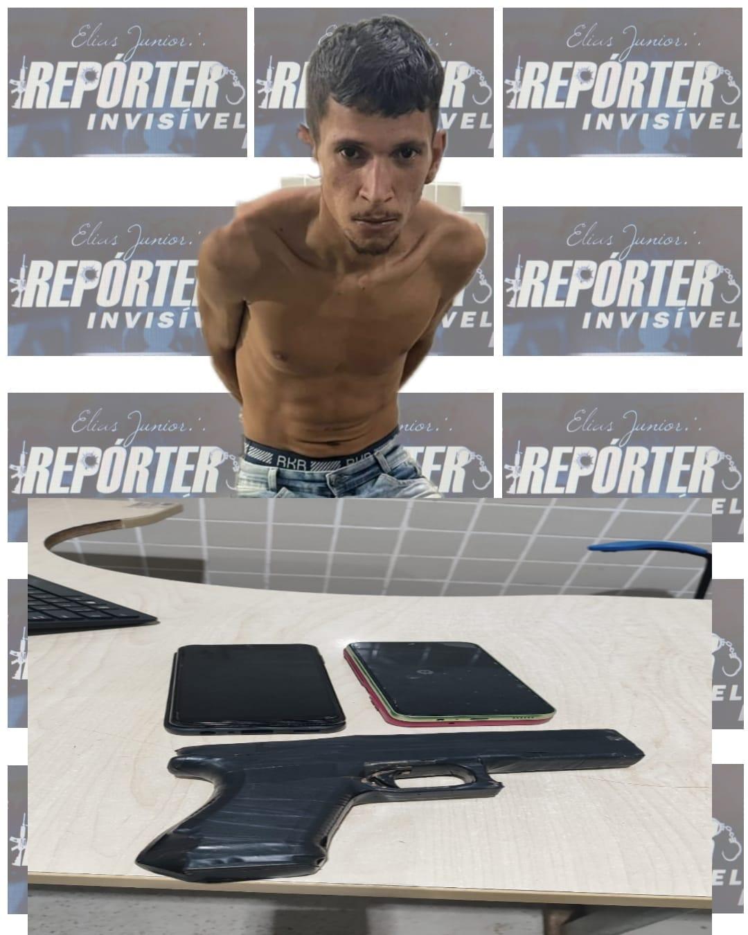 Depois de assalto dupla caiu nas garras da PM