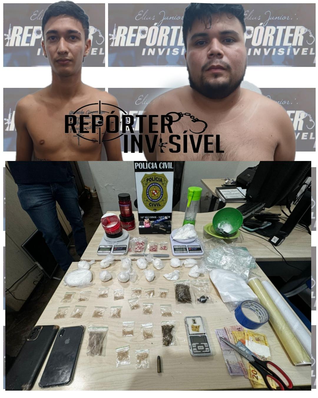 Equipe da DRE em Santarém prende dois jovens por suspeita de tráfico