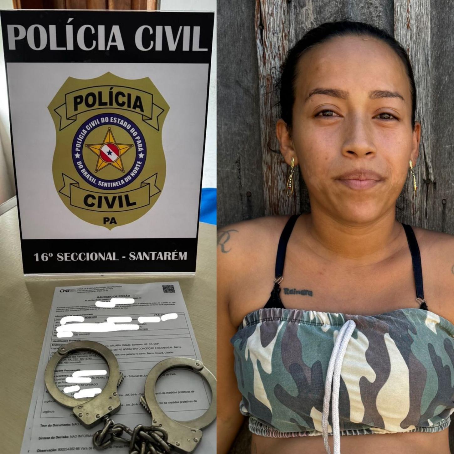 Integrante de facção presa em operação pela polícia civil