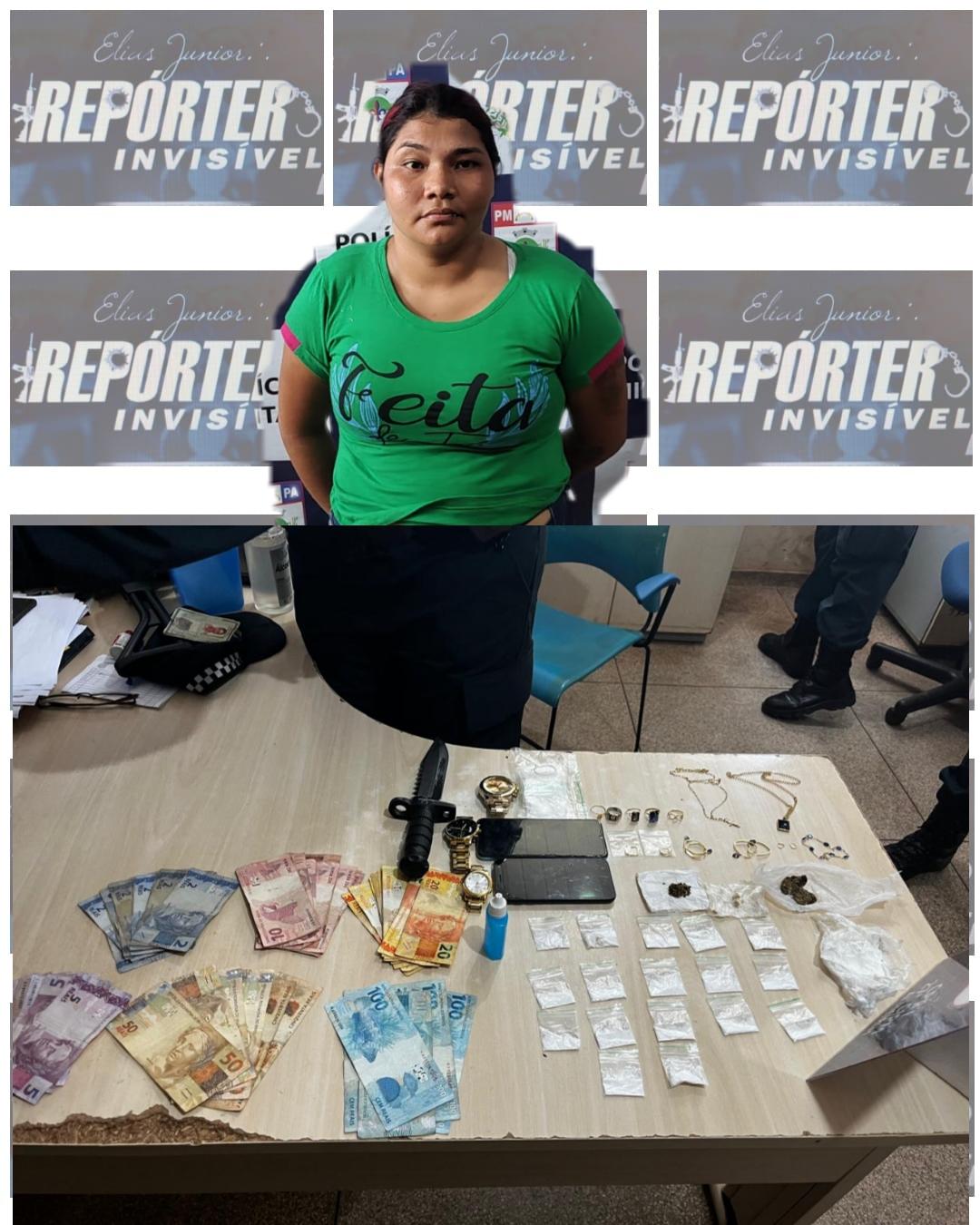 Mulher presa pela PM em Almeirim suspeita de tráfico