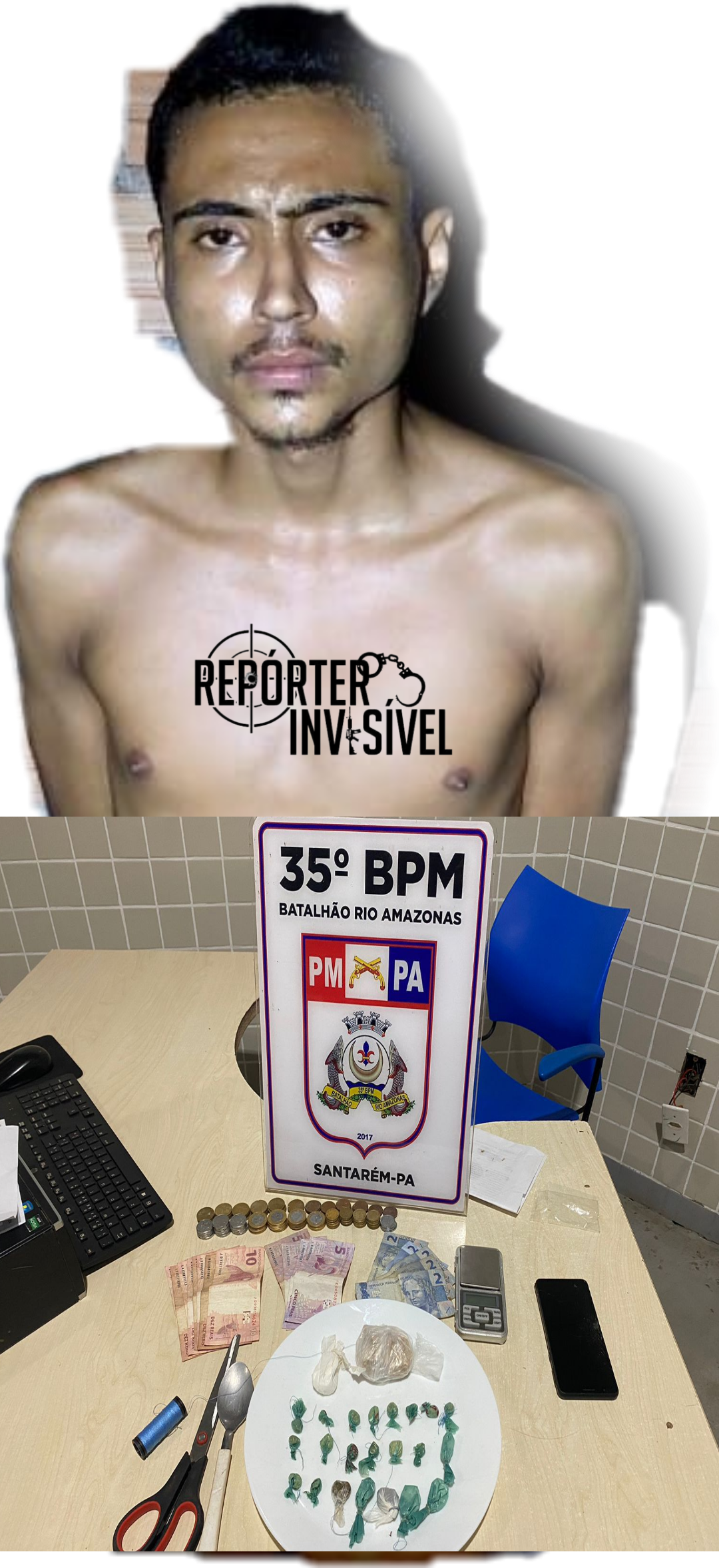 Preso por tráfico na comunidade de Tabocal