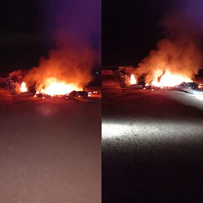 Avião é incendiado na comunidade de Crepurizão, em Itaituba, PA