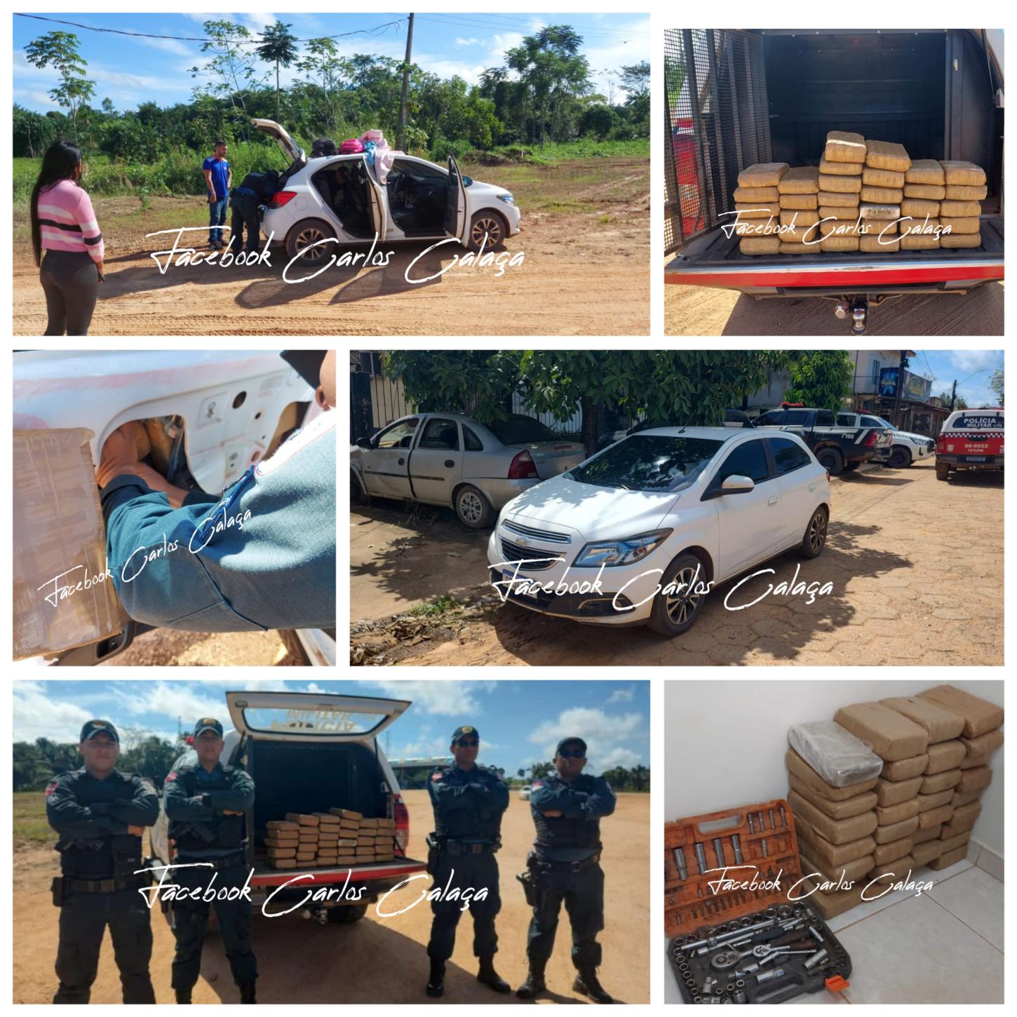 CASAL E PRESO PELA POLÍCIA MILITAR COM COM MAIS DE 33 KG DE DROGA SKUNK ESCONDIDA DENTRO DO CARRO.