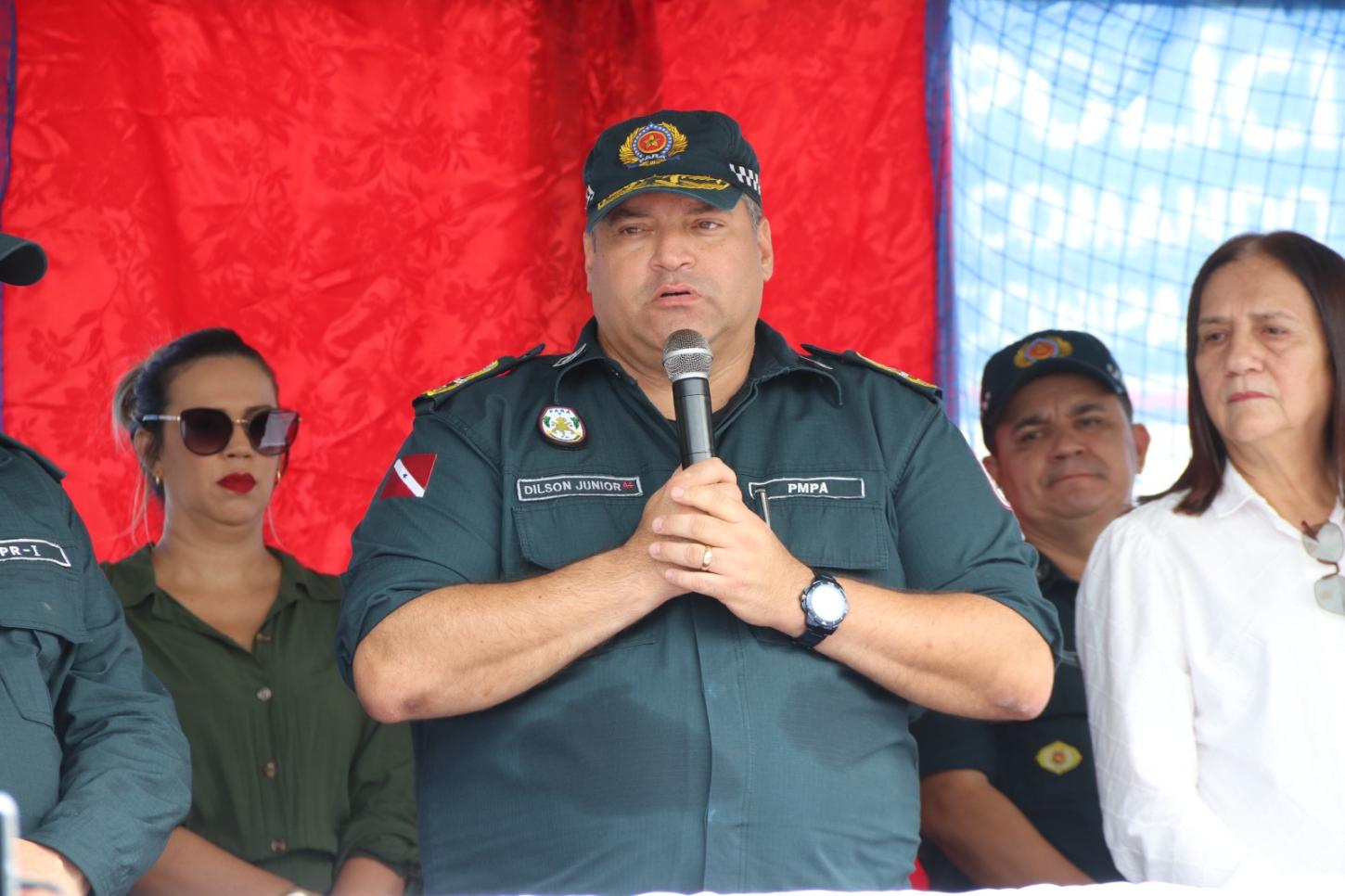 Comandante geral da PM inaugurou reforma do quartel da PM em Juruti