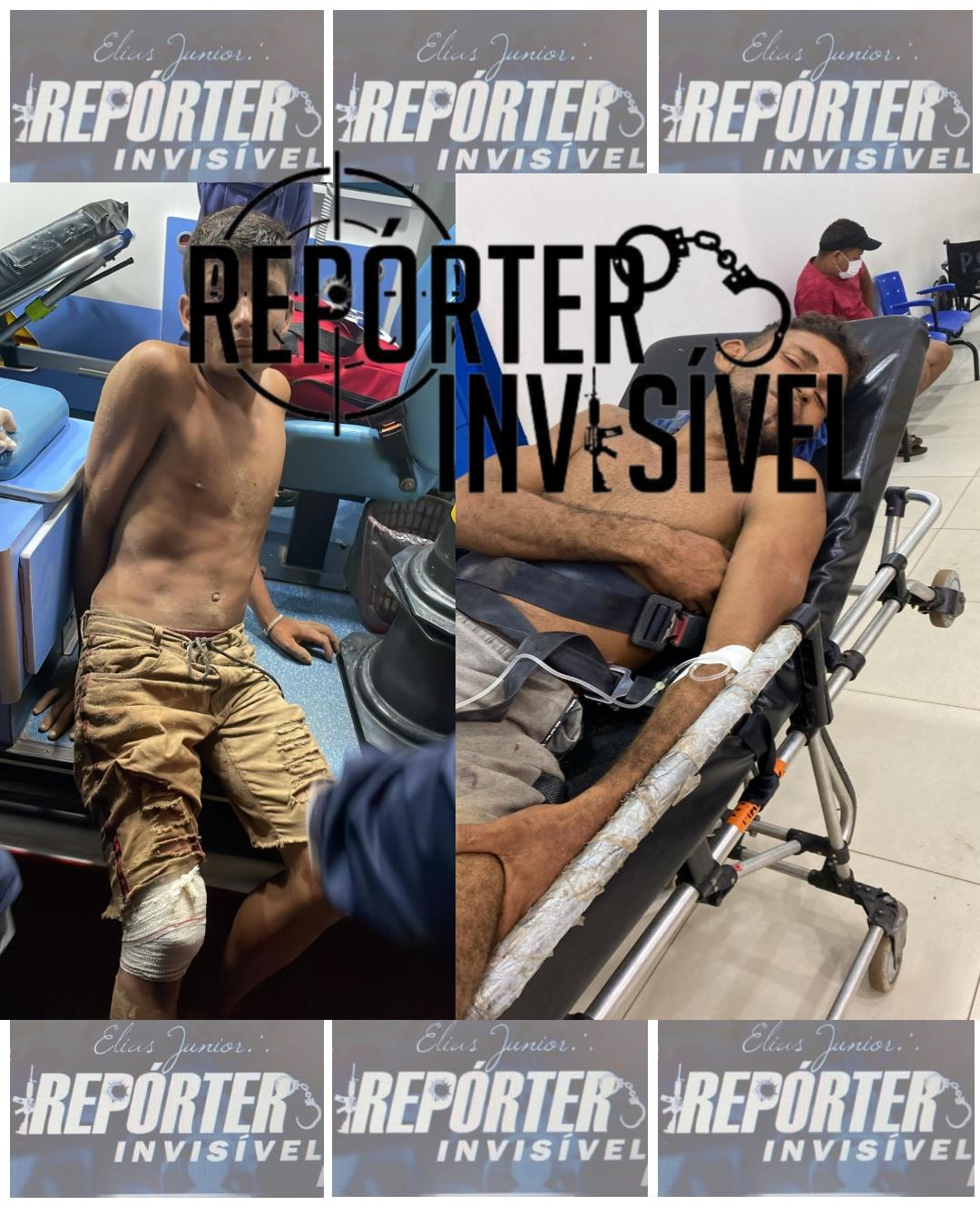 Dois jovens baleados na madrugada