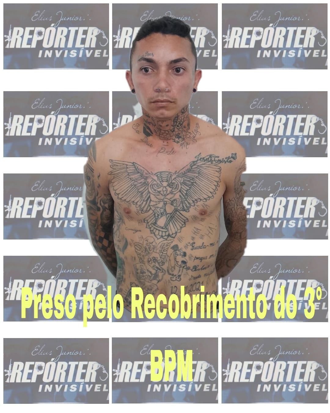 Mais uma prisão feita pelo Recobrimento do 3° BPM