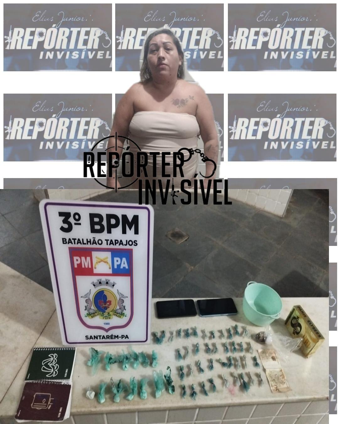 Mulher presa por tráfico bairro do Amparo