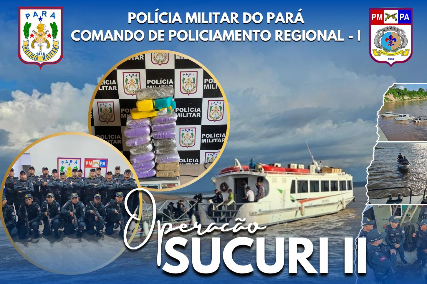 Policia Militar intensifica Operação Sucuri em Juruti