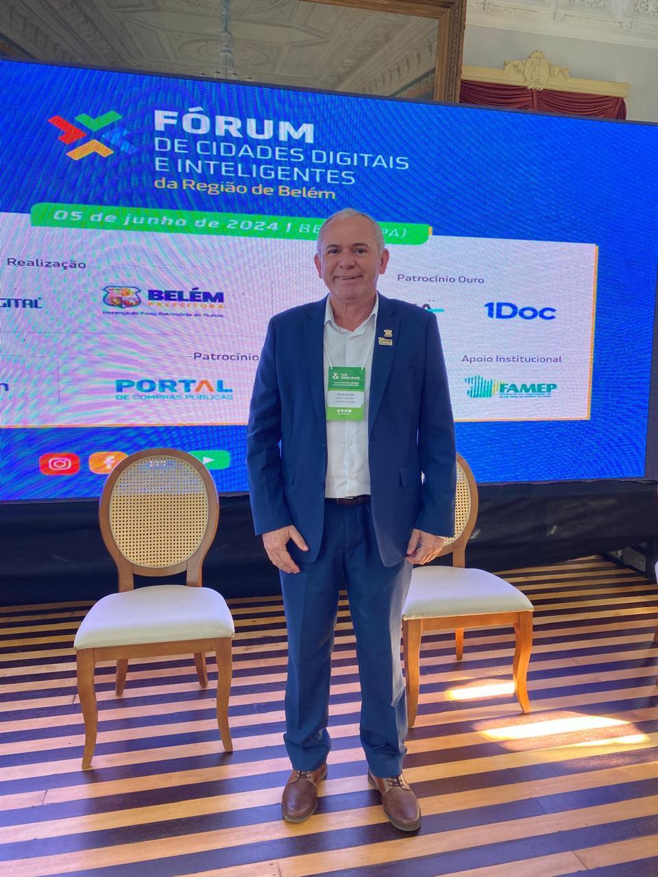 Presidente da FAMEP, participa do Fórum de Cidades Digitais e Inteligentes 