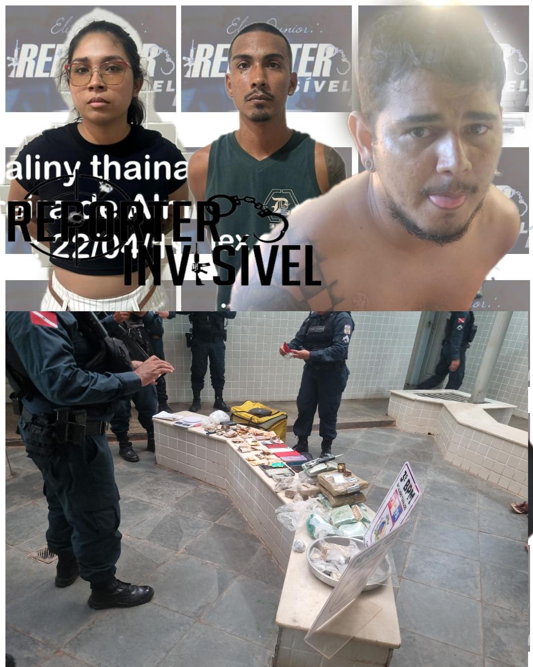 Presos por tráfico no Santarenzinho