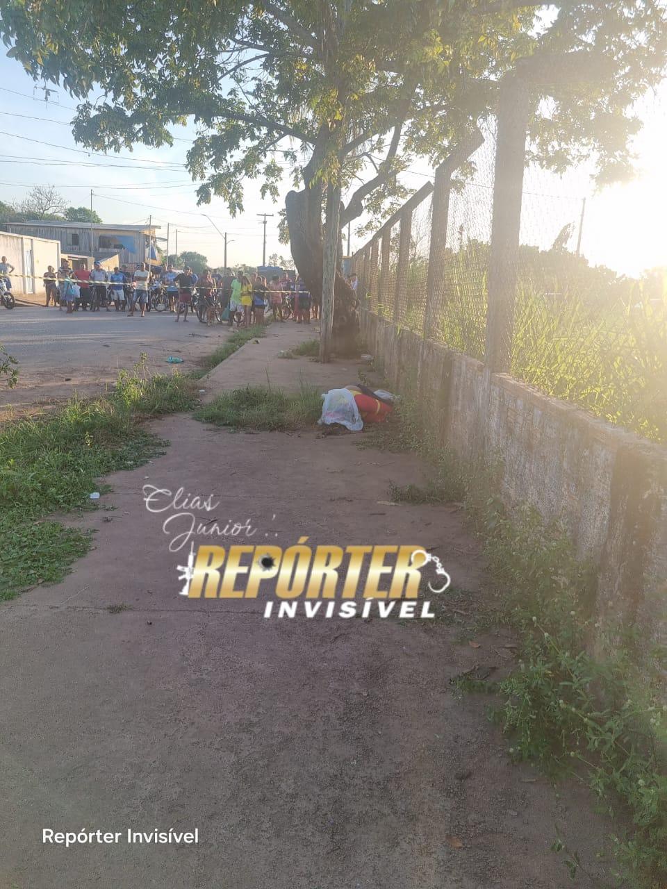 Homem morto a tiros no bairro do Mapiri