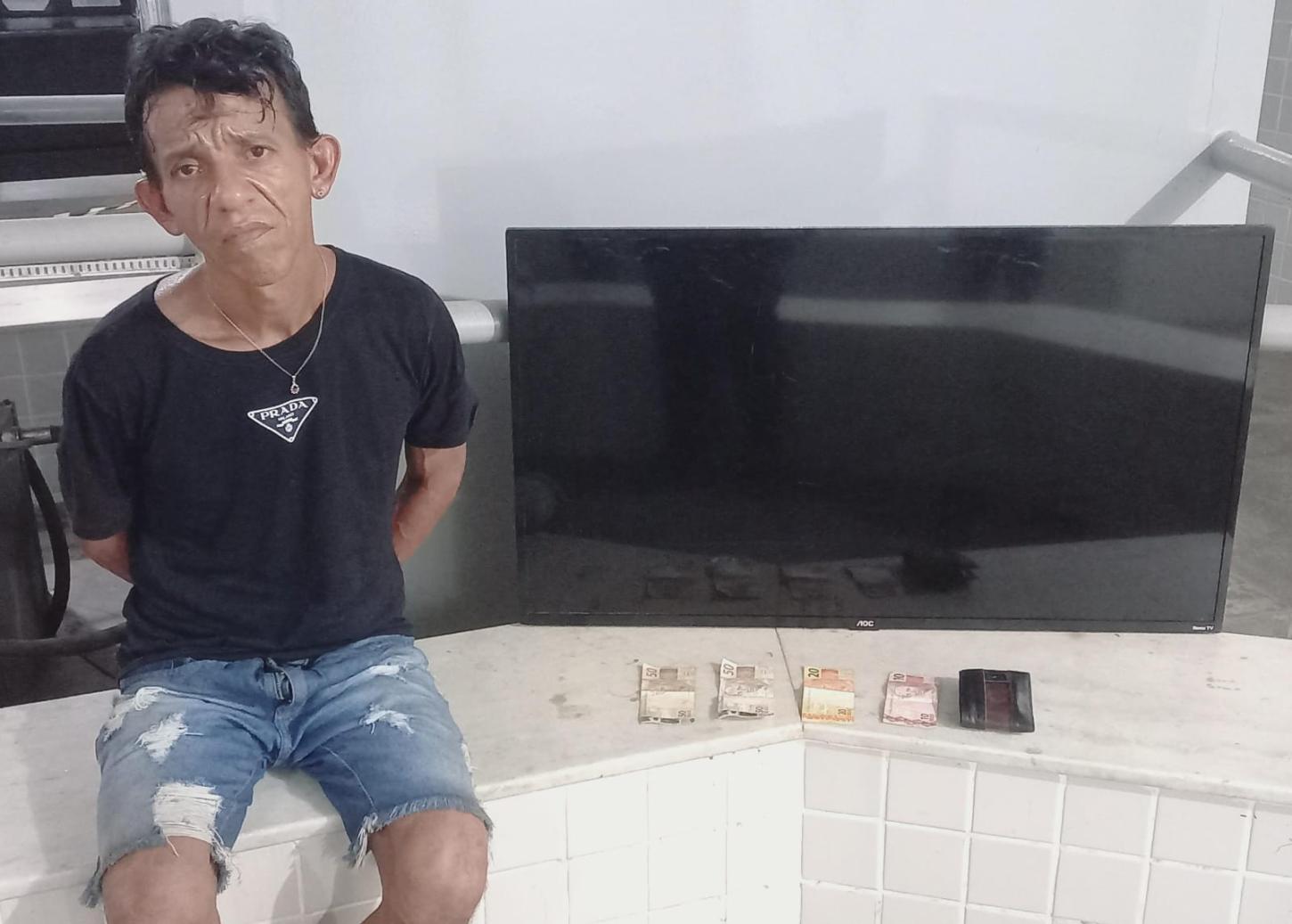 Já Conhecido pela Polícia preso por furto