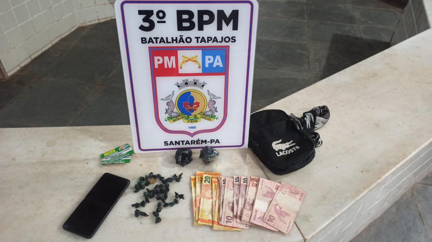 Preso por trafico no bairro São Cristovão