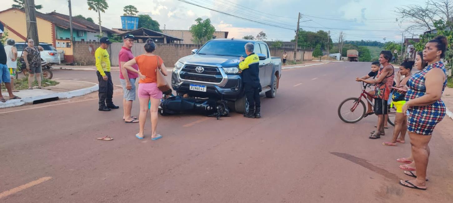 Colisão entre carro e moto com vítima fatal em Rurópolis