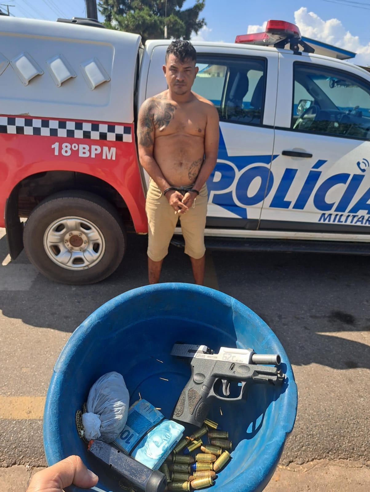 Faccionado de Macapá preso em Monte Alegre pela PM