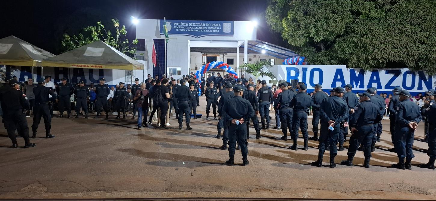 Aniversário do 35° BPM em Santarém