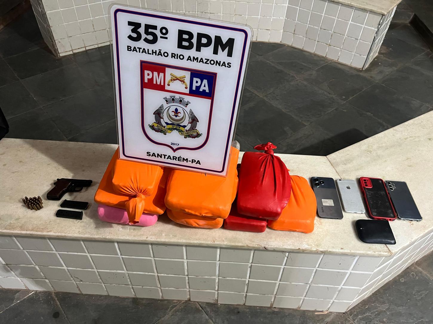 Droga aprendida em porto de Santarém