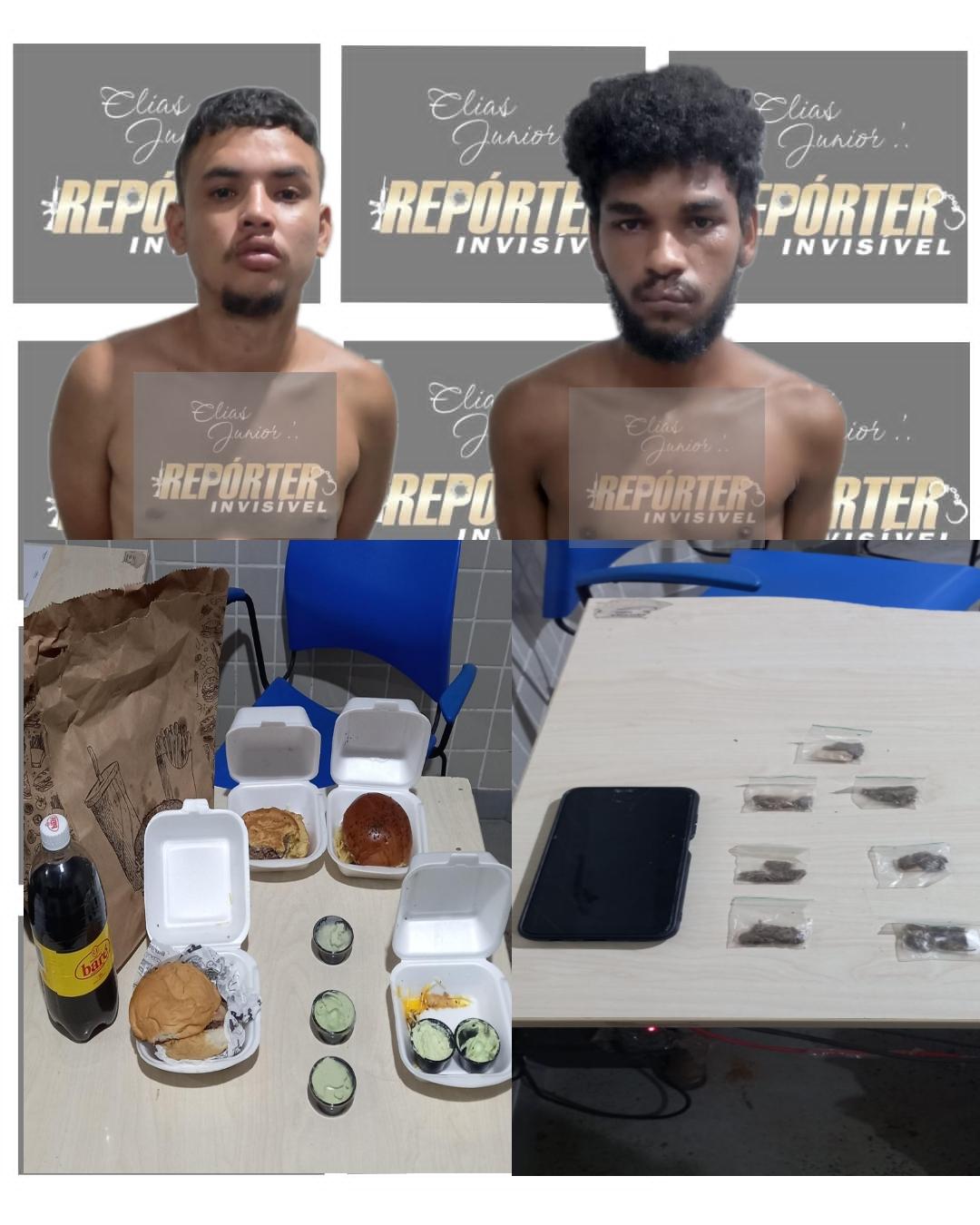 Tentaram dar golpe pedindo Ifood e foram presos pela Guarnição do Sgt Leão