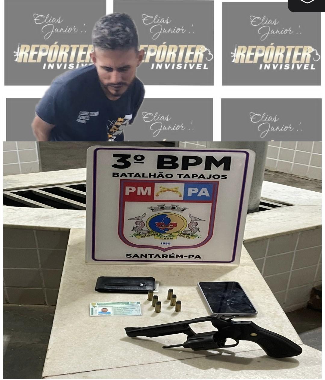 Amostradinho preso pela PM depois de passar apontando arma para populares em frente ao museu