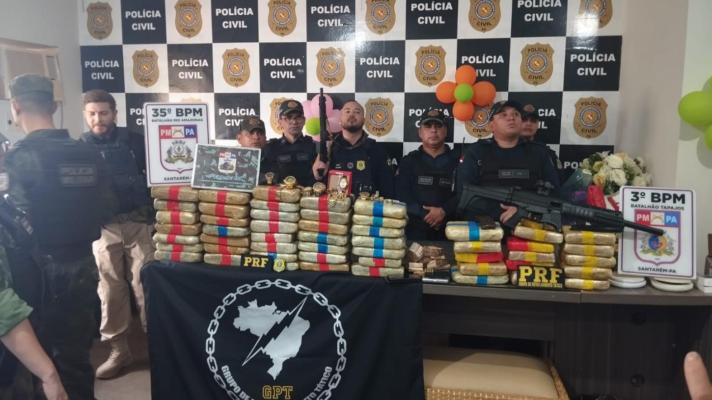Em Santarém PM apreende mais entorpecentes em continuidade a operação de Rurópolis