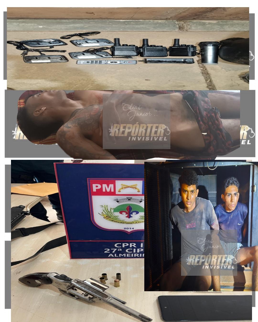 Depois de assalto em Almeirim a PM entra em ação dois presos e um morto