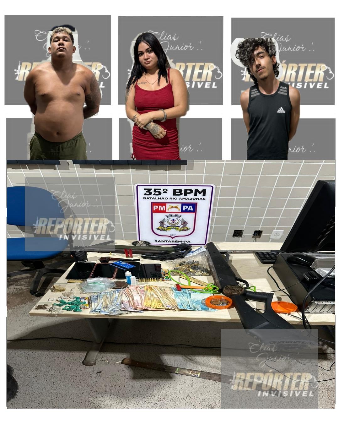 Em Belterra PM coloca traficante na cadeia e um leva chumbo