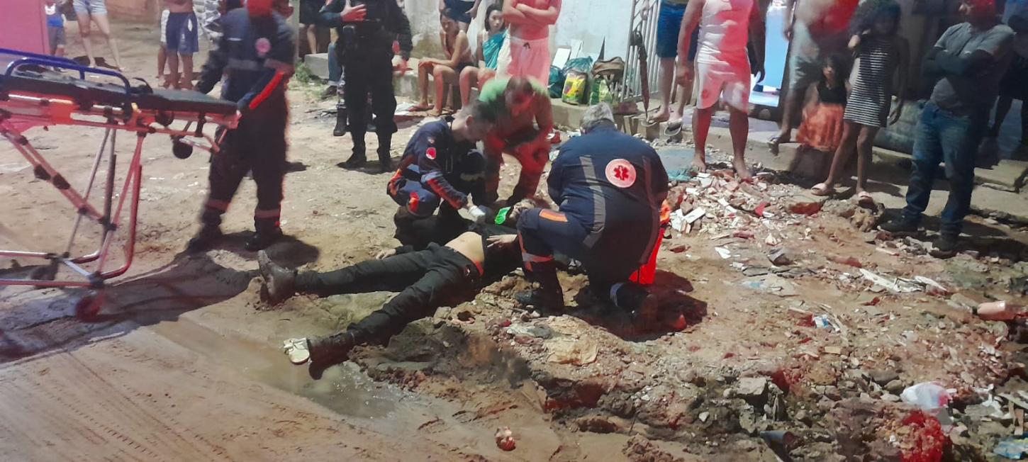 Casal alvejado no Vista Alegre do Juá